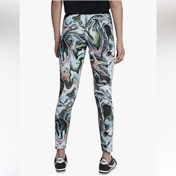 Nike Sportswear Marble High-Waist Leggings XS Multicolor Swirl NWT - Picture 2 of 4
